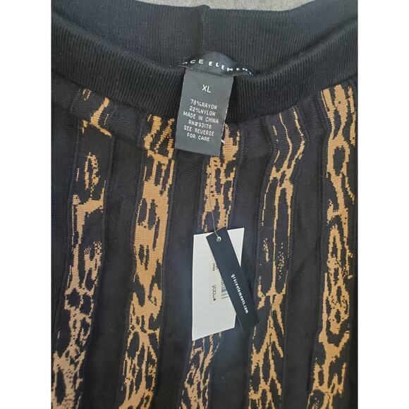 NWT Grace Elements Women's Size XL A-Line Pull On Striped Knit Skirt - Picture 3 of 7